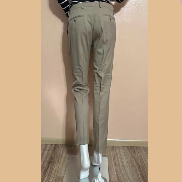 NWOT Michael Kors Wool Blend Rare Side Button Straight Leg Dress Pants - Picture 11 of 11